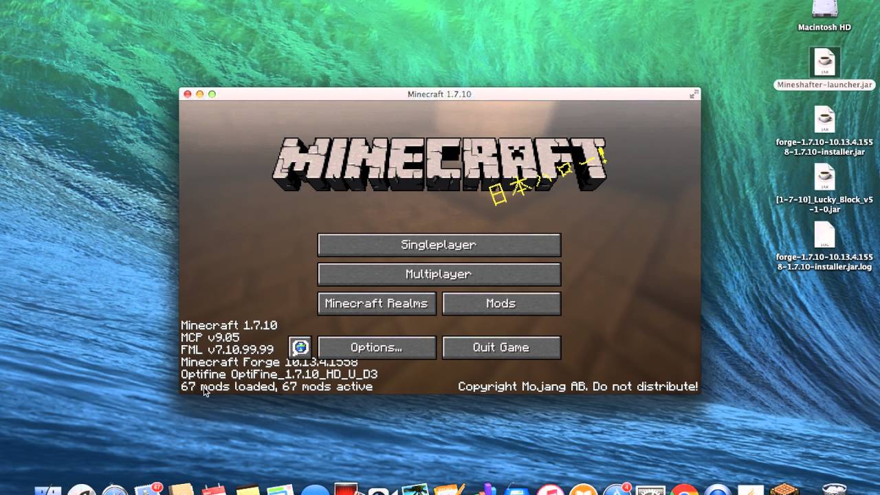 minecraft, forge for mac